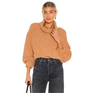 Free People Be Yours Pullover Cowl Turtleneck Sweater Size Medium